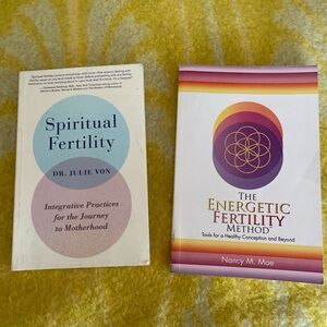 Spiritual Fertility & The Energetic Fertility Method books bundle bundle
